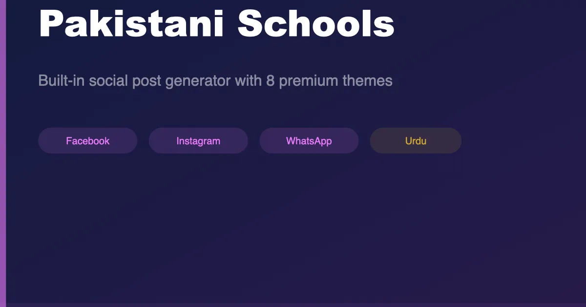 How Schools in Pakistan Can Use Social Media for Marketing